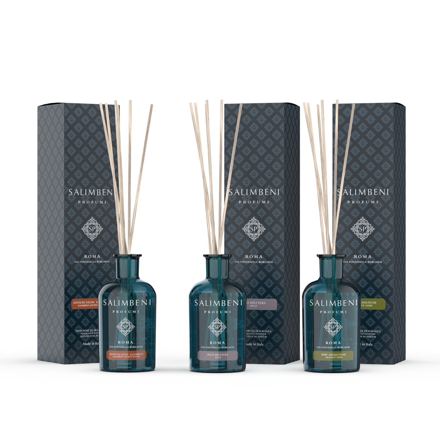 Bois Anciens Salimbeni 100 ml + Figuier de l'Elbe 100 ml + Plantes Aromatiques 100 ml