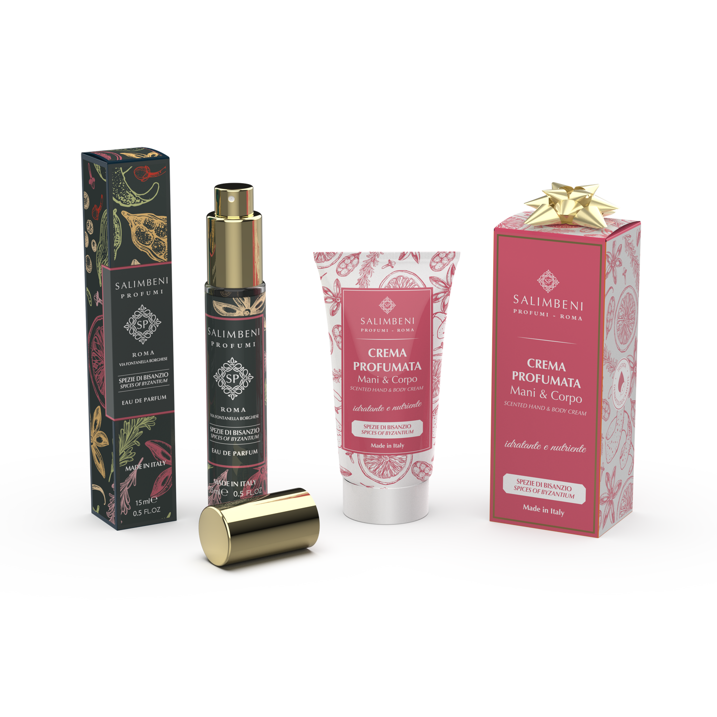 Kit de Voyage: Eau de Parfum 15ml de votre choix + Crème Parfumée 50ml du même parfum en ESSAI GRATUIT