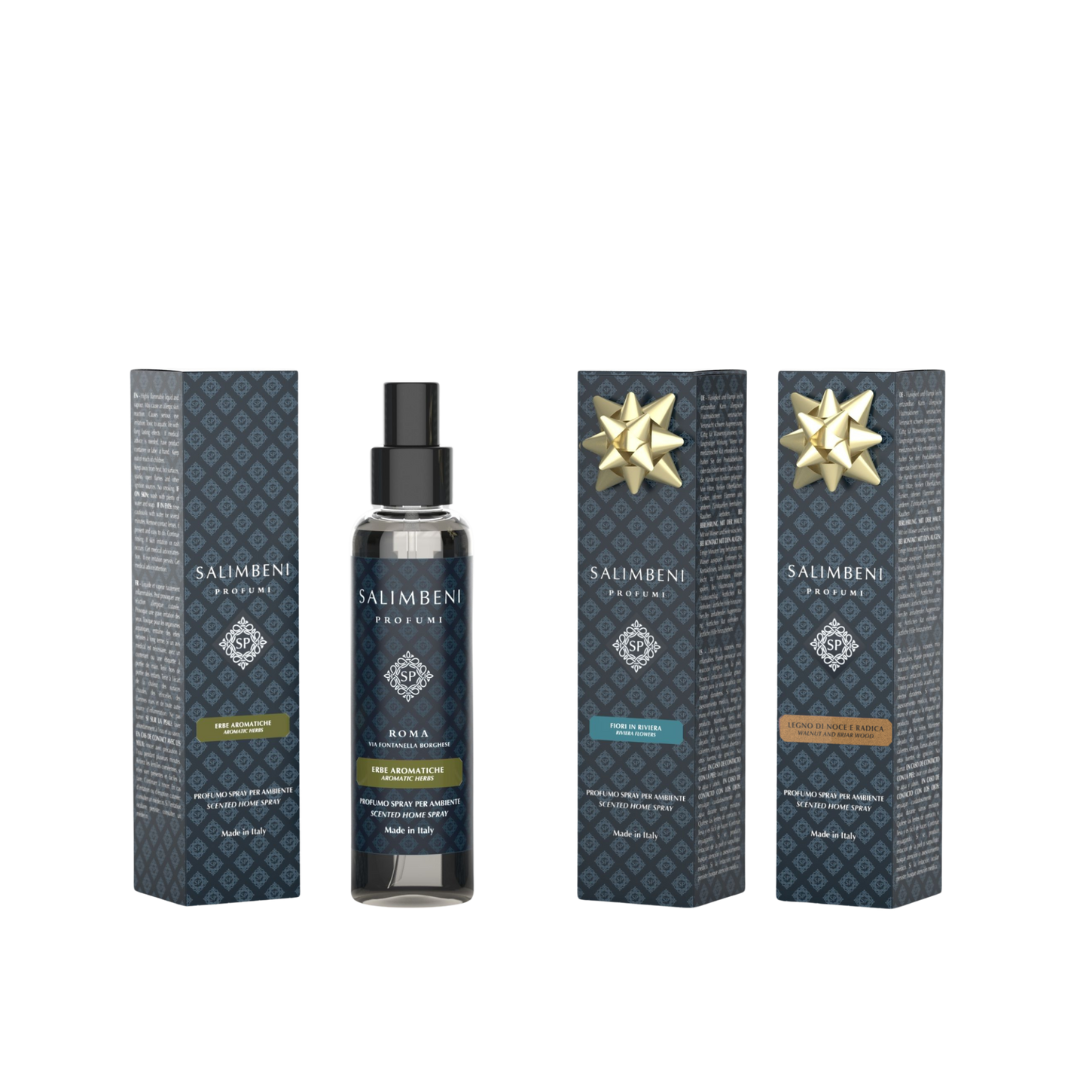 Vaporisateur d'Intérieur 150ml Plantes Aromatiques + Vaporisateur d'Intérieur 150ml Fleurs en Riviera en ESSAI GRATUIT + Vaporisateur d'Intérieur 150ml Bois de Noyer et Bruyère en ESSAI GRATUIT