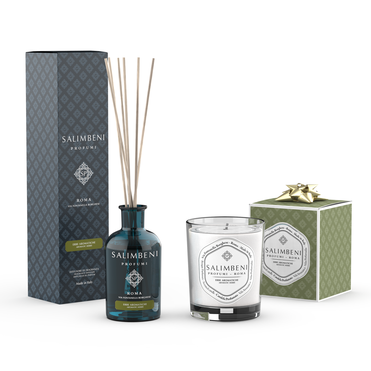 Plantes Aromatiques 100 ml + Bougie Parfumée Plantes Aromatiques en ESSAI GRATUIT
