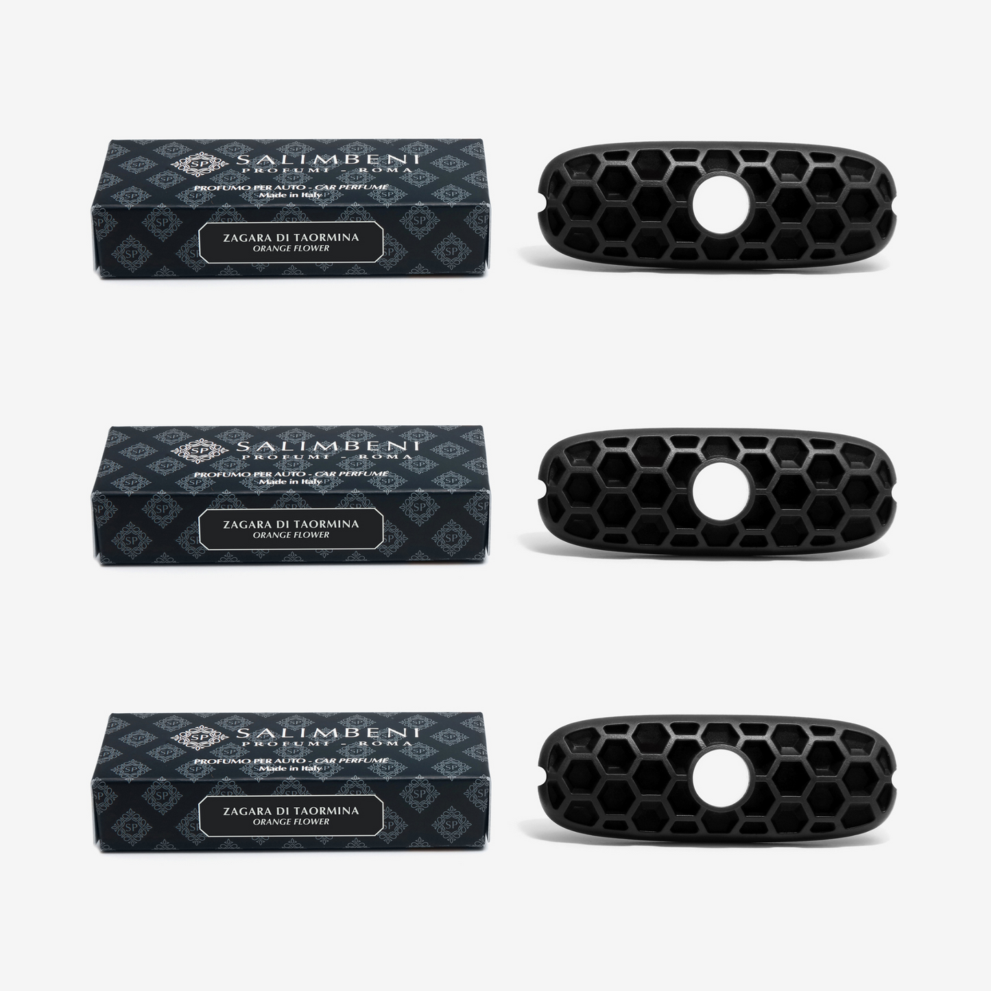 RECHARGE DIFFUSEUR POUR VOITURE - ORANGER DE TAORMINE x3