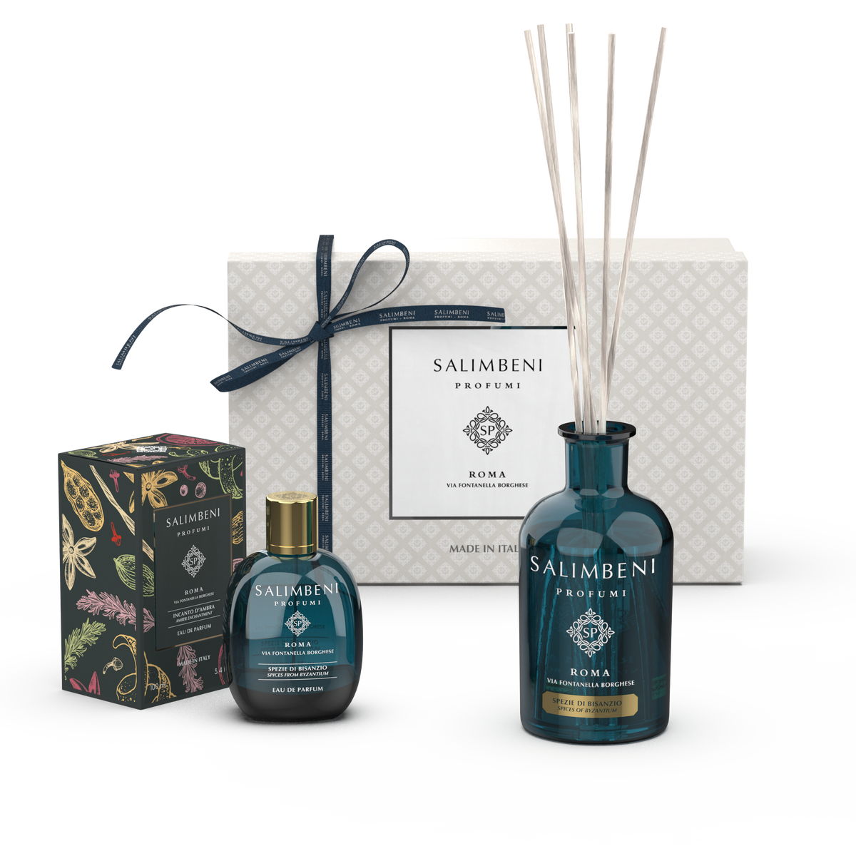 Coffret Cadeau Premium DE VOTRE CHOIX (Eau de Parfum 100 ml + Diffuseur à Bâtonnets Founders Selection 250 ml)