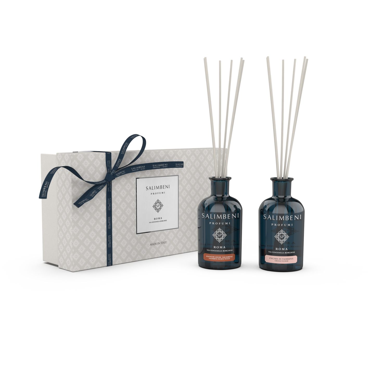 Coffret Cadeau DE VOTRE CHOIX (Bois Anciens Salimbeni 100 ml + Diffuseur de 100 ml de votre choix)