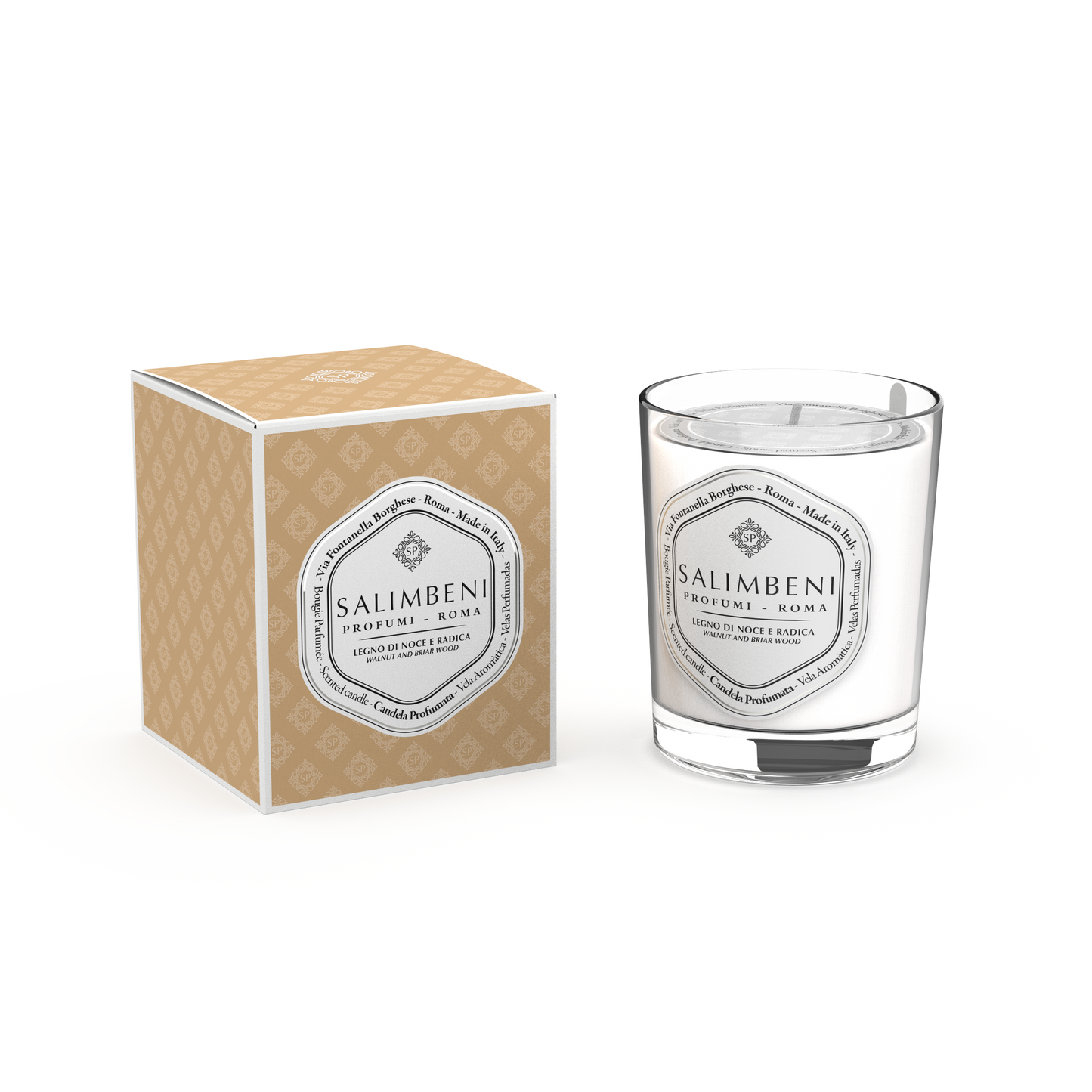 Bougie Parfumée - Bois de Noyer et Bruyère
