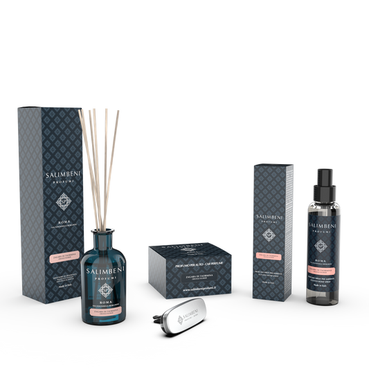 Taormina Oranjebloesem 250ml + Autoparfum Mat Wit Taormina Oranjebloesem + Huisparfum Spray 150ml Taormina Oranjebloesem