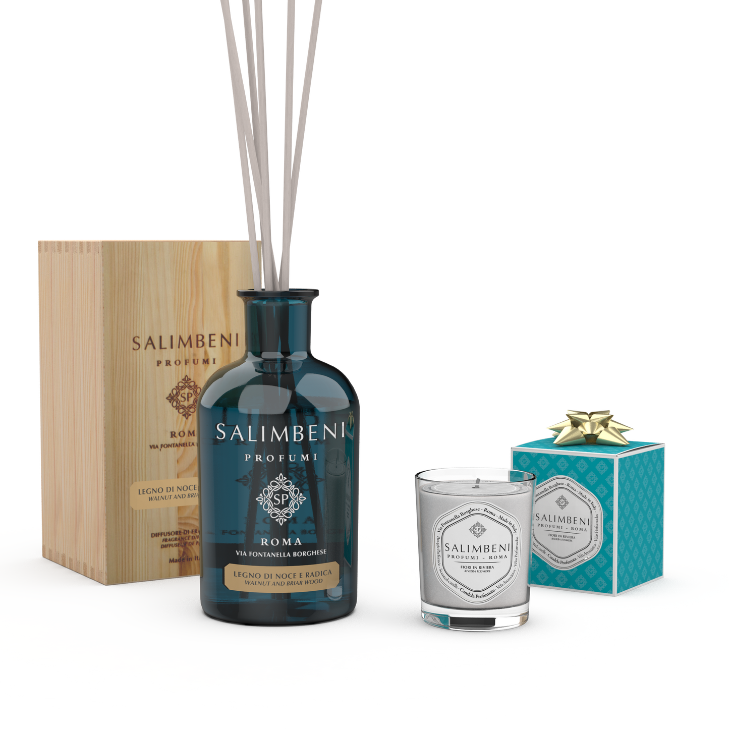 Bois de Noyer et Bruyère 1000ml + Bougie Parfumée de votre choix en ESSAI GRATUIT