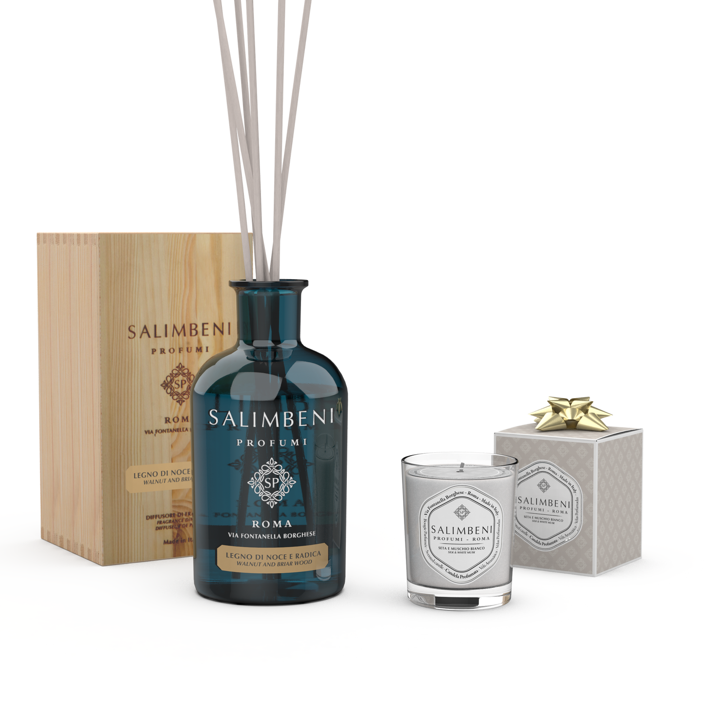 Bois de Noyer et Bruyère 1000ml + Bougie Parfumée de votre choix en ESSAI GRATUIT