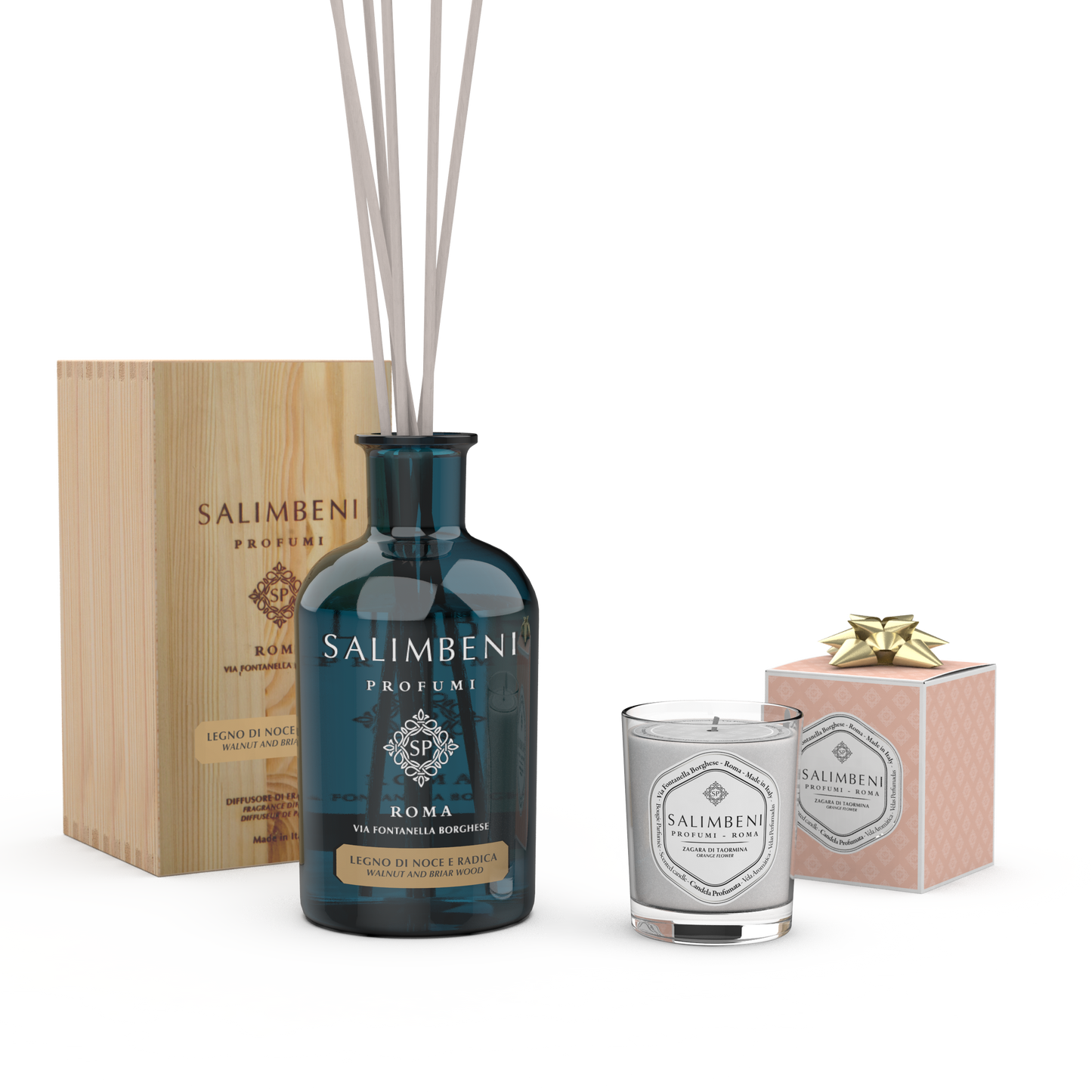 Bois de Noyer et Bruyère 1000ml + Bougie Parfumée de votre choix en ESSAI GRATUIT