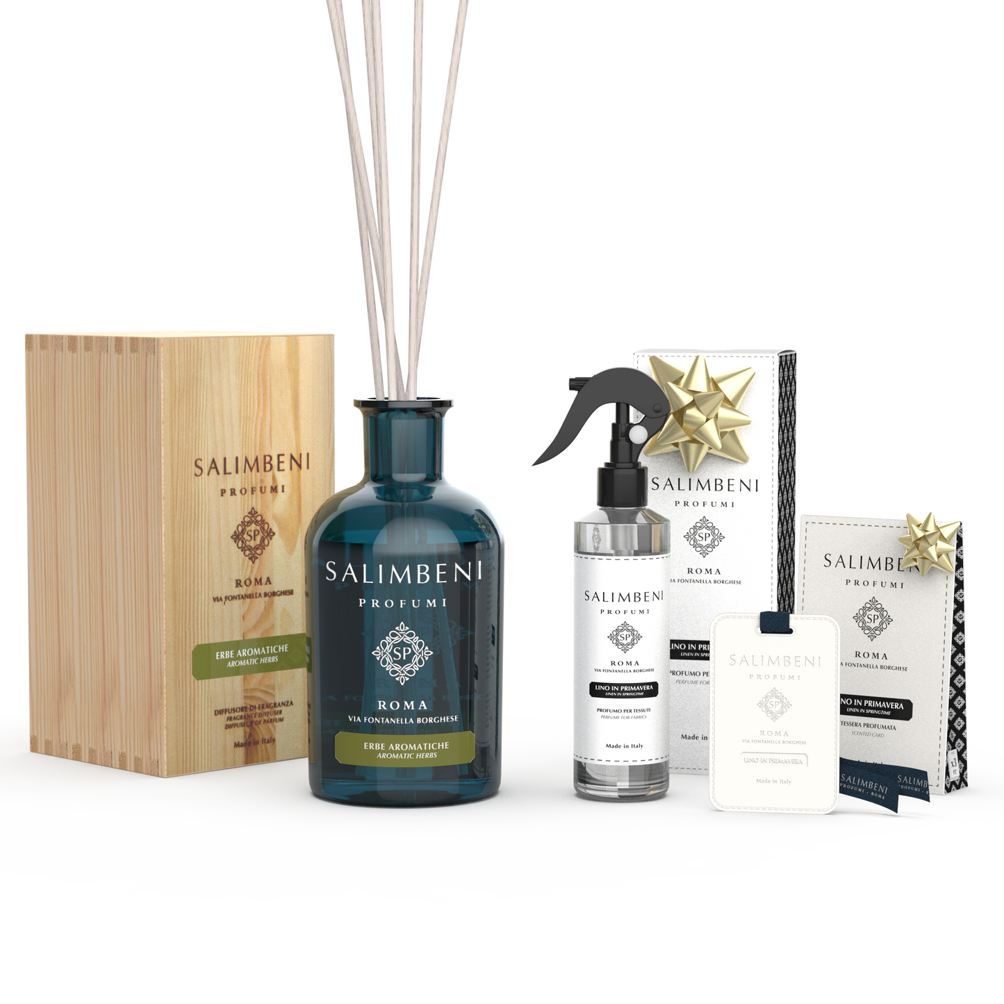 1000ml Aromatische Kruiden+ Textiel Spray Linnen in de Lente om GRATIS TE PROBEREN + Geurkaarten voor de Kledingkast (3 stuks) - Linnen in de Lente om GRATIS TE PROBEREN