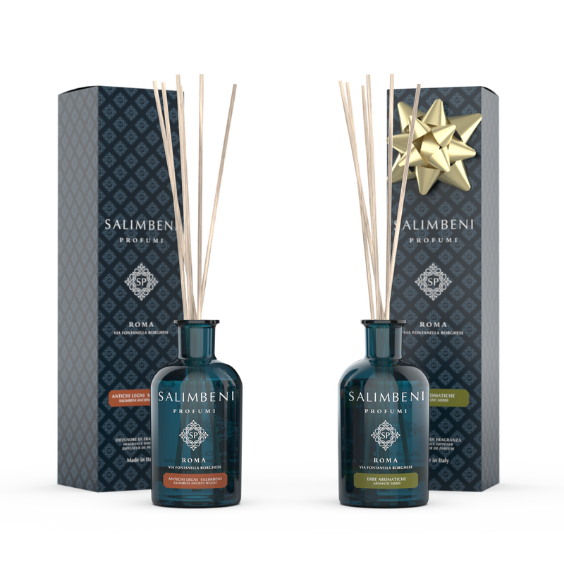 Antiek Hout 250 ml + Geurstokjes 250 ml GEUR NAAR KEUZE