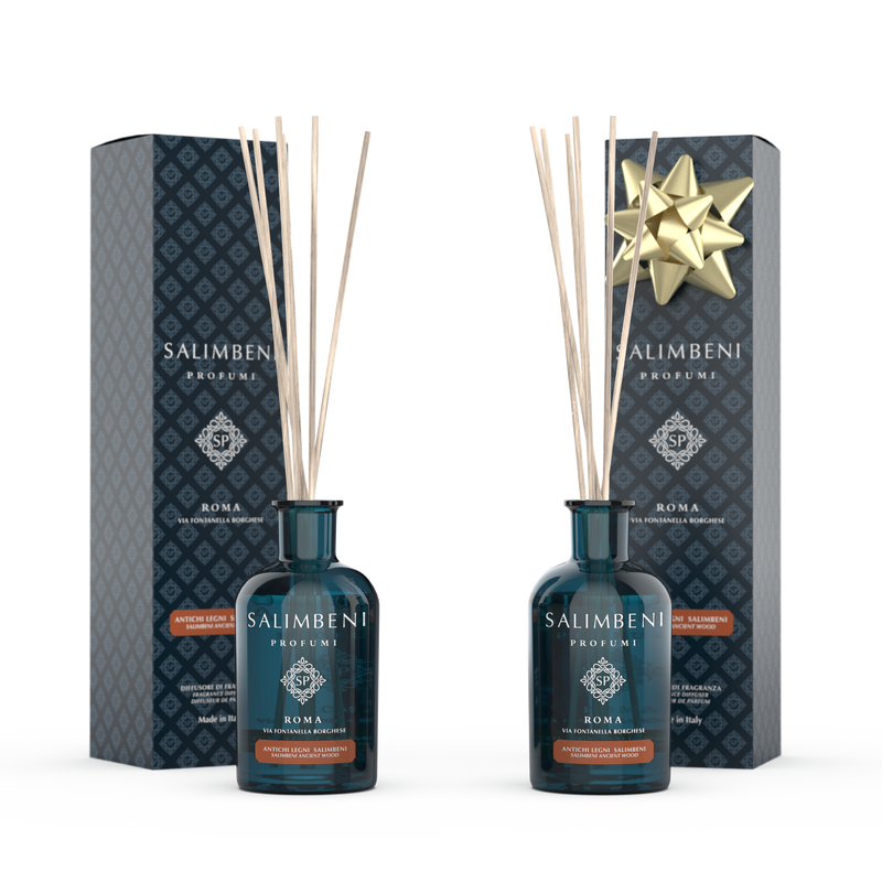 Antiek Hout 250 ml + Geurstokjes 250 ml GEUR NAAR KEUZE