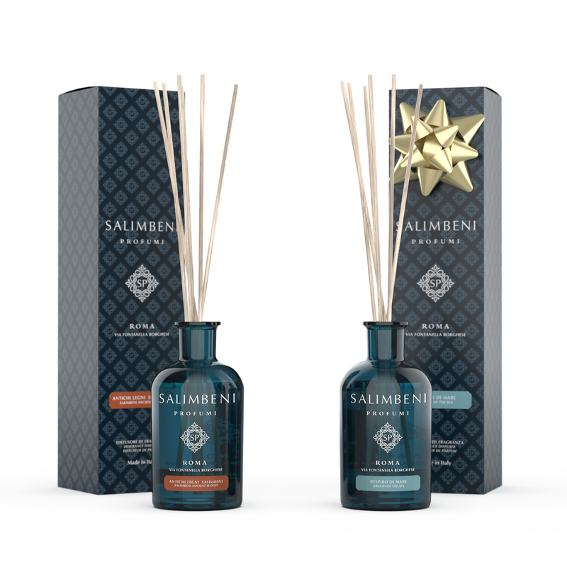 Antiek Hout 250 ml + Geurstokjes 250 ml GEUR NAAR KEUZE