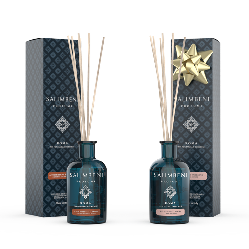 Antiek Hout 250 ml + Geurstokjes 250 ml GEUR NAAR KEUZE