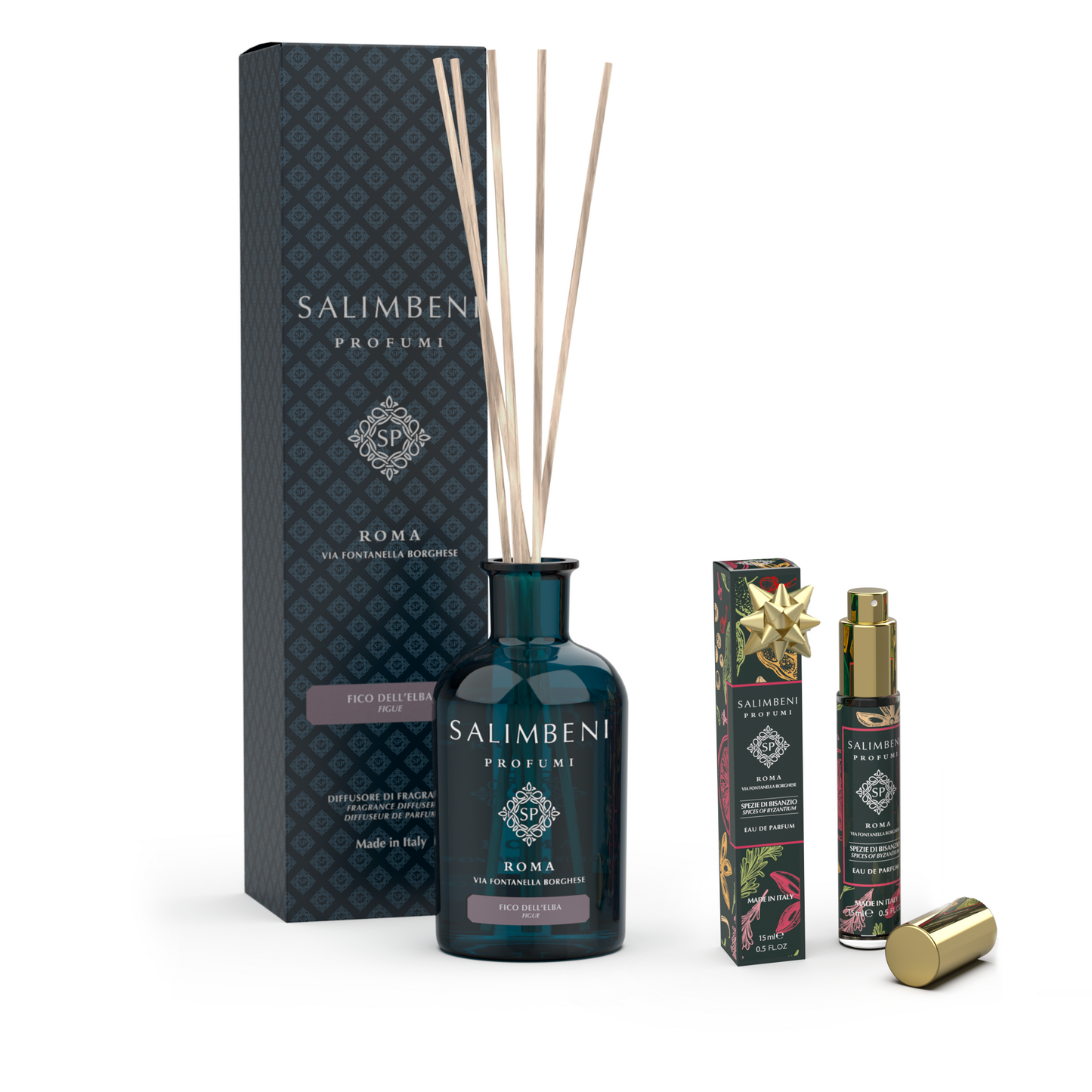 Diffuseur à Bâtonnets 250 ml (Fragrance de votre choix) +  Eau de Parfum au format de voyage de 15 ml (Fragrance de votre choix) en ESSAI GRATUIT