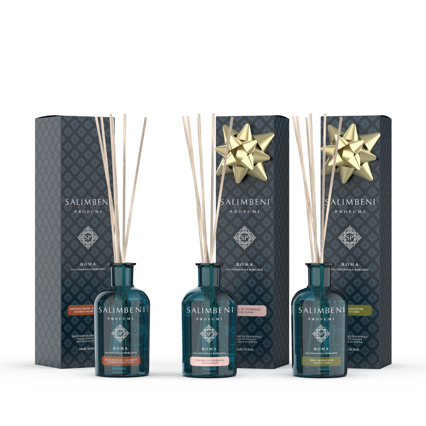 Bois Anciens Salimbeni 100 ml + Oranger de Taormine de 100 ml en ESSAI GRATUIT + Plantes Aromatiques de 100 ml en ESSAI GRATUIT