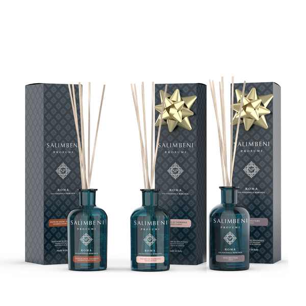 Antiek Hout Salimbeni + Taormina Oranjebloesem om GRATIS TE PROBEREN + Elba Vijg om GRATIS TE PROBEREN)
