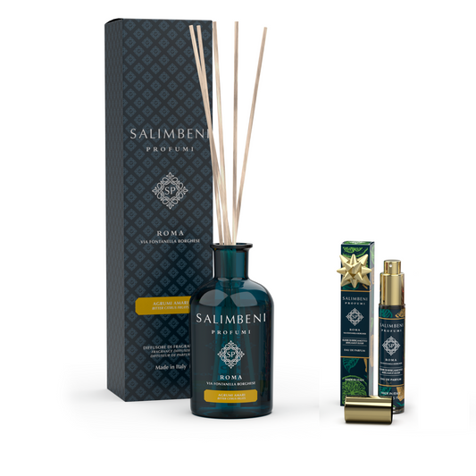 Diffuseur à Bâtonnets 250 ml (Fragrance de votre choix) +  Eau de Parfum au format de voyage de 15 ml (Fragrance de votre choix) en ESSAI GRATUIT