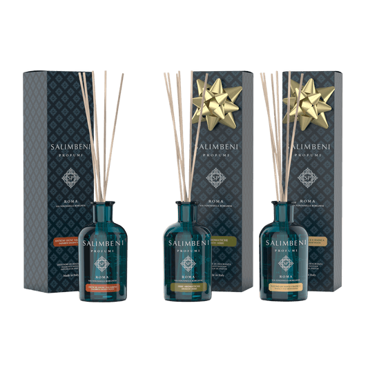 3 100 ml Geuren (Antiek Hout Salimbeni + Aromatische Kruiden + Notenhout en Bruyère)