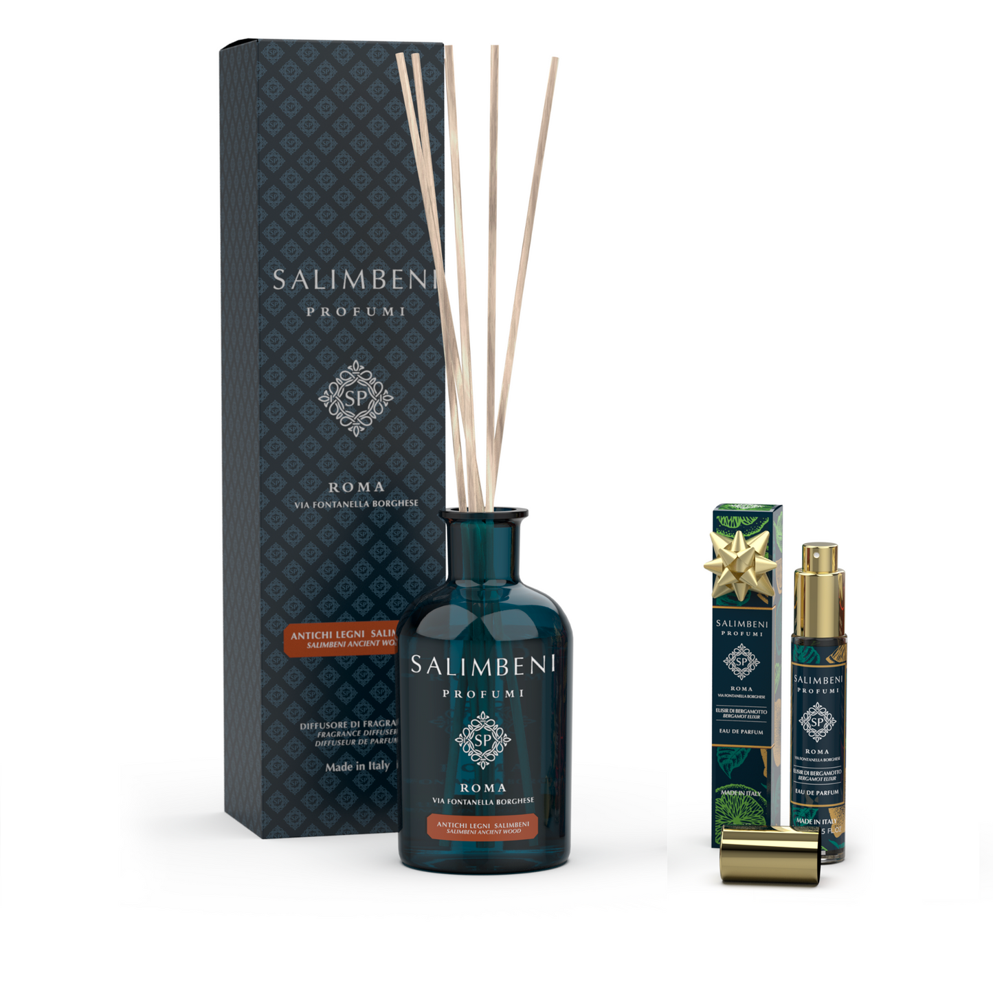 Diffuseur à Bâtonnets 250 ml (Fragrance de votre choix) +  Eau de Parfum au format de voyage de 15 ml (Fragrance de votre choix) en ESSAI GRATUIT