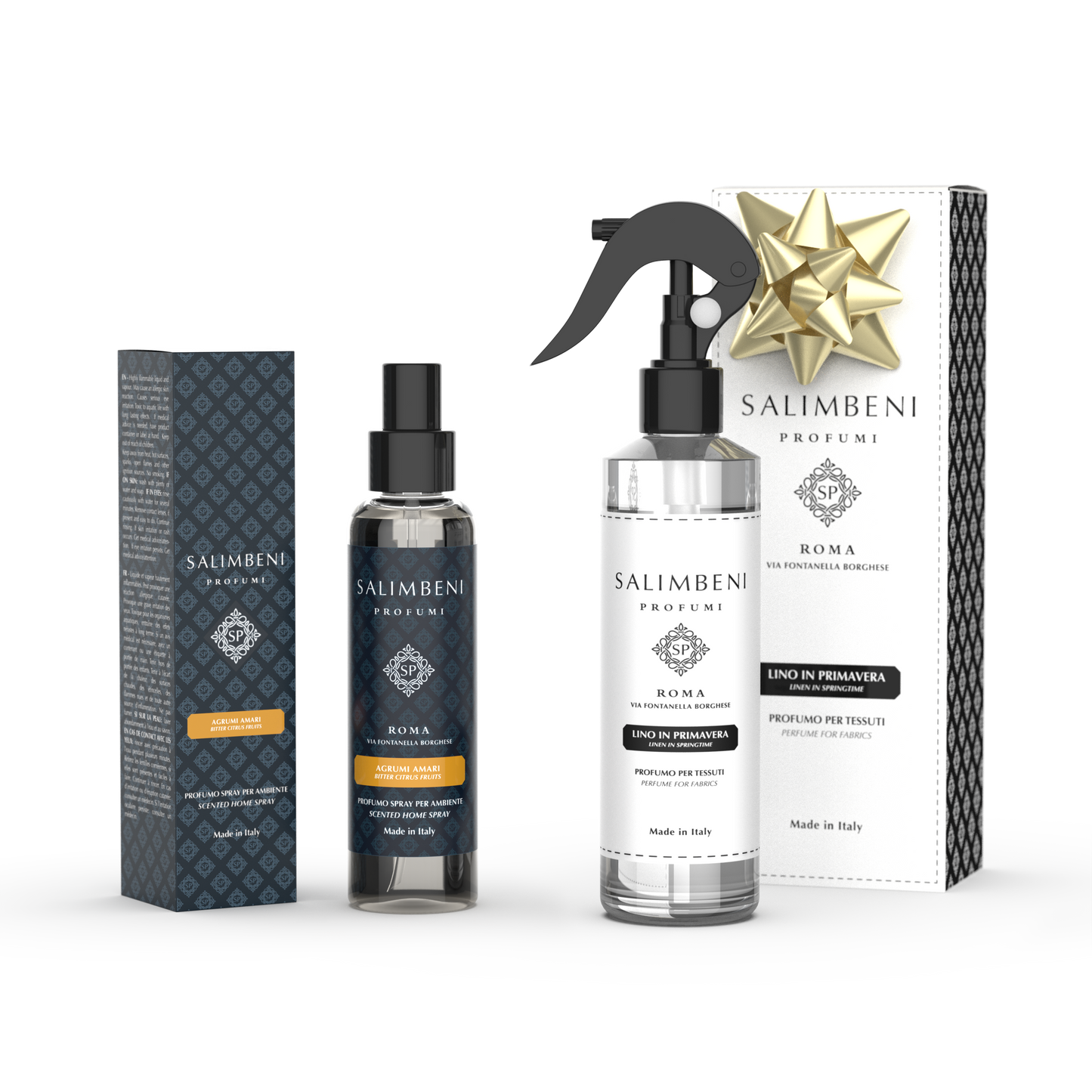 Vaporisateur d'Intérieur 150 ml (FRAGRANCE DE VOTRE CHOIX) + Parfum Textile en Spray Le Lin au Printemps en ESSAI GRATUIT