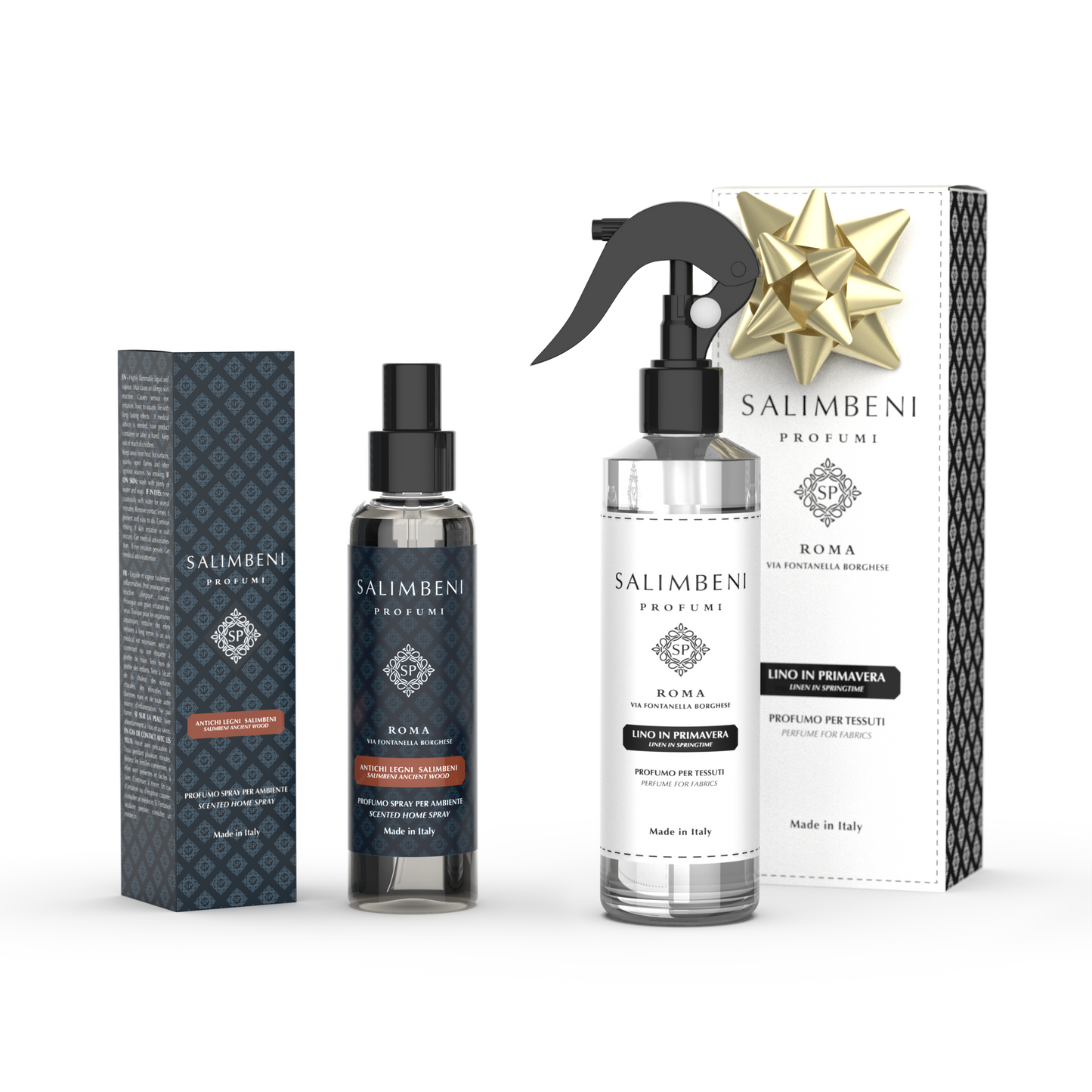 Vaporisateur d'Intérieur 150 ml (FRAGRANCE DE VOTRE CHOIX) + Parfum Textile en Spray Le Lin au Printemps en ESSAI GRATUIT