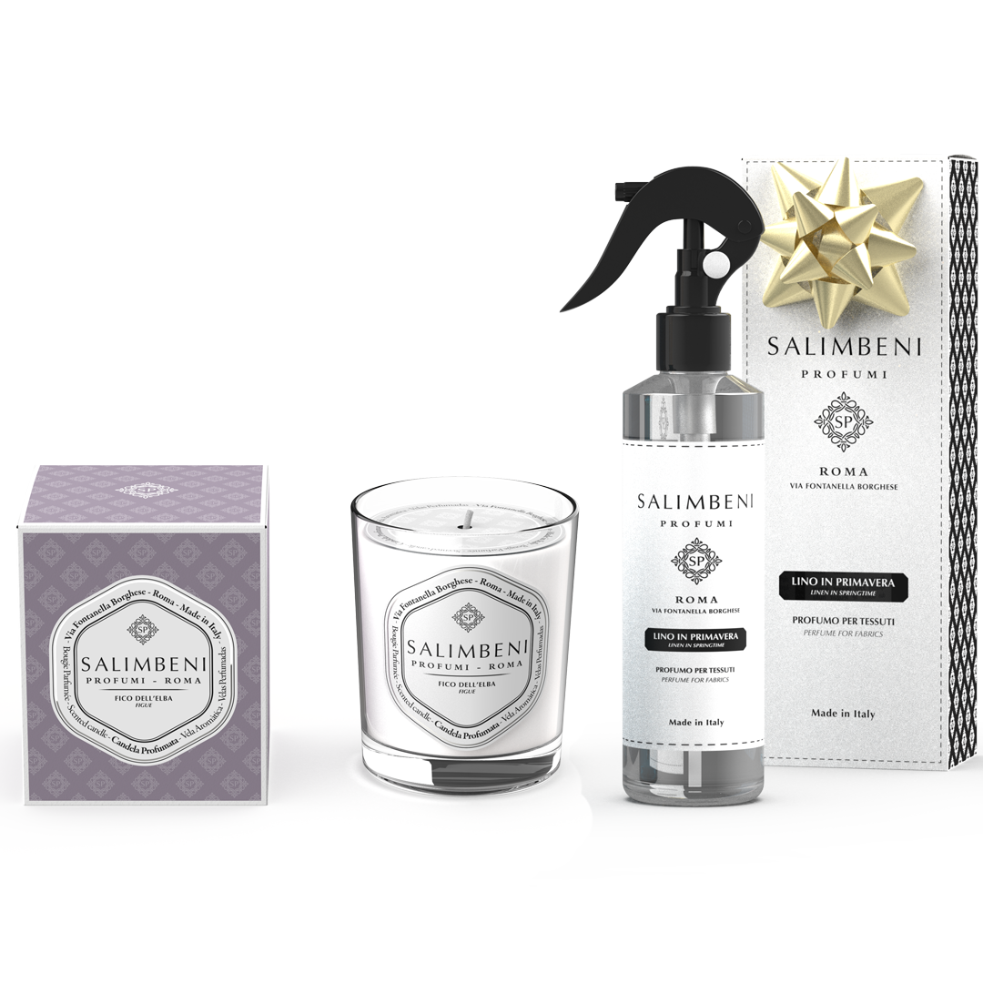 Bougie Parfumée 190gr DE VOTRE CHOIX + Parfum Textile en Spray Le Lin au Printemps en ESSAI GRATUIT