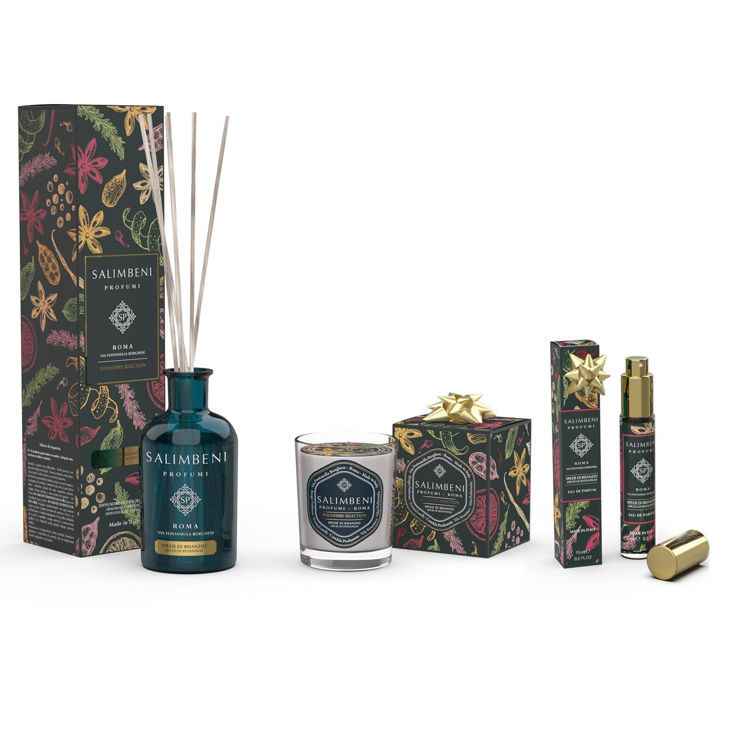 Founders Selection: Diffuseur de 250ml DE VOTRE CHOIX + Bougie Parfumée de la même fragrance en ESSAI GRATUIT + Eau De Parfum 15ml au Format de Voyage de la même fragrance en ESSAI GRATUIT