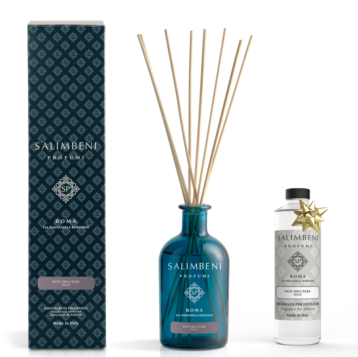 Diffuseur à Bâtonnets 250 ml DE VOTRE CHOIX + Recharge de 250ml du même parfum que le Diffuseur, en ESSAI GRATUIT