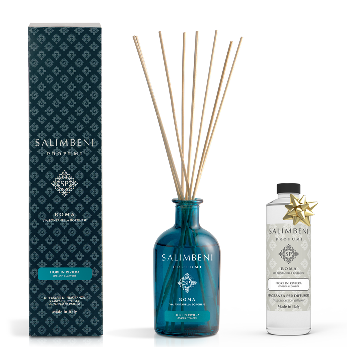 Diffuseur à Bâtonnets 250 ml DE VOTRE CHOIX + Recharge de 250ml du même parfum que le Diffuseur, en ESSAI GRATUIT