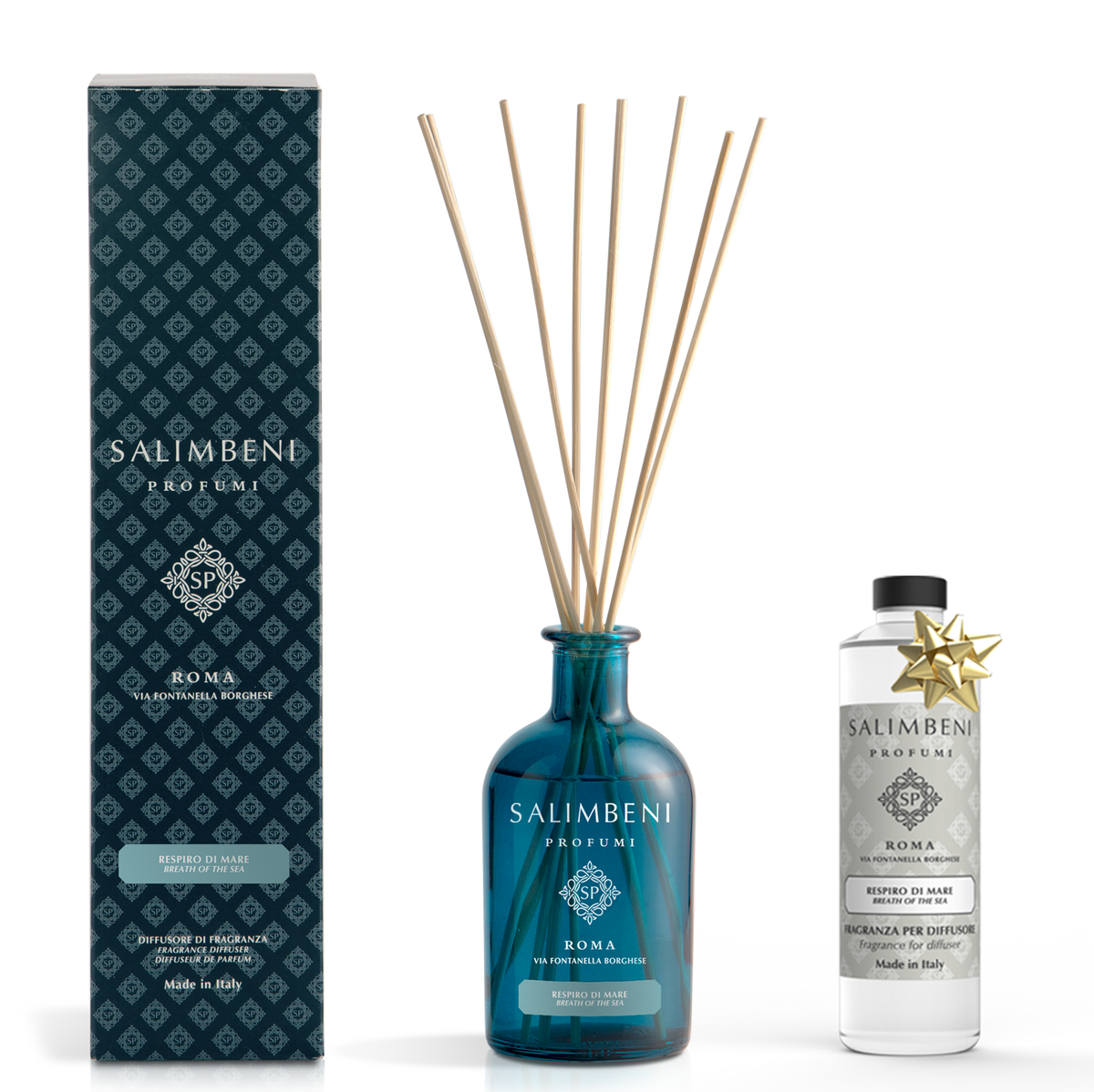 Diffuseur à Bâtonnets 250 ml DE VOTRE CHOIX + Recharge de 250ml du même parfum que le Diffuseur, en ESSAI GRATUIT