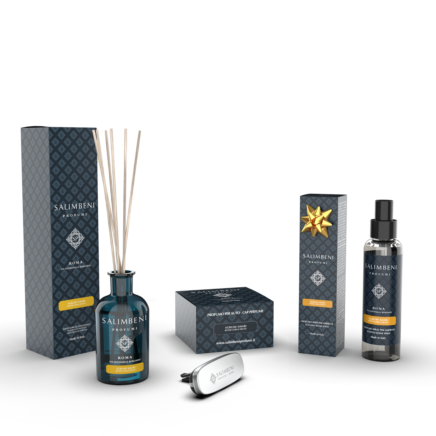 100ml Geurstokjes (GEUR NAAR KEUZE) + Autoparfum (dezelfde geur) + 150 ml Huisparfum Spray GRATIS (dezelfde geur)
