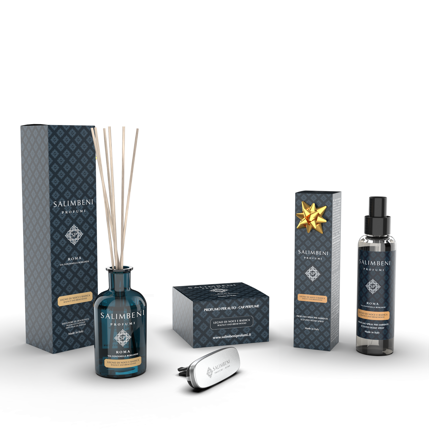100ml Geurstokjes (GEUR NAAR KEUZE) + Autoparfum (dezelfde geur) + 150 ml Huisparfum Spray GRATIS (dezelfde geur)