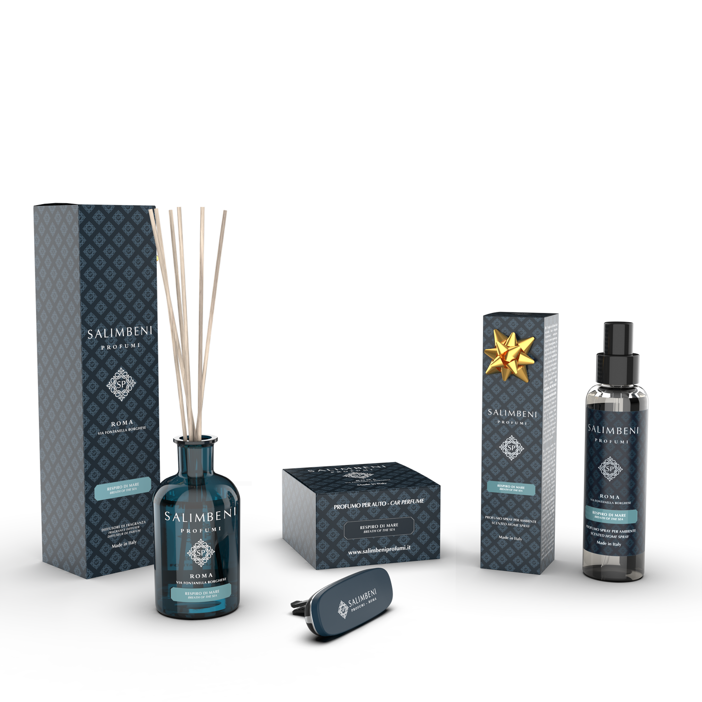 100ml Geurstokjes (GEUR NAAR KEUZE) + Autoparfum (dezelfde geur) + 150 ml Huisparfum Spray GRATIS (dezelfde geur)