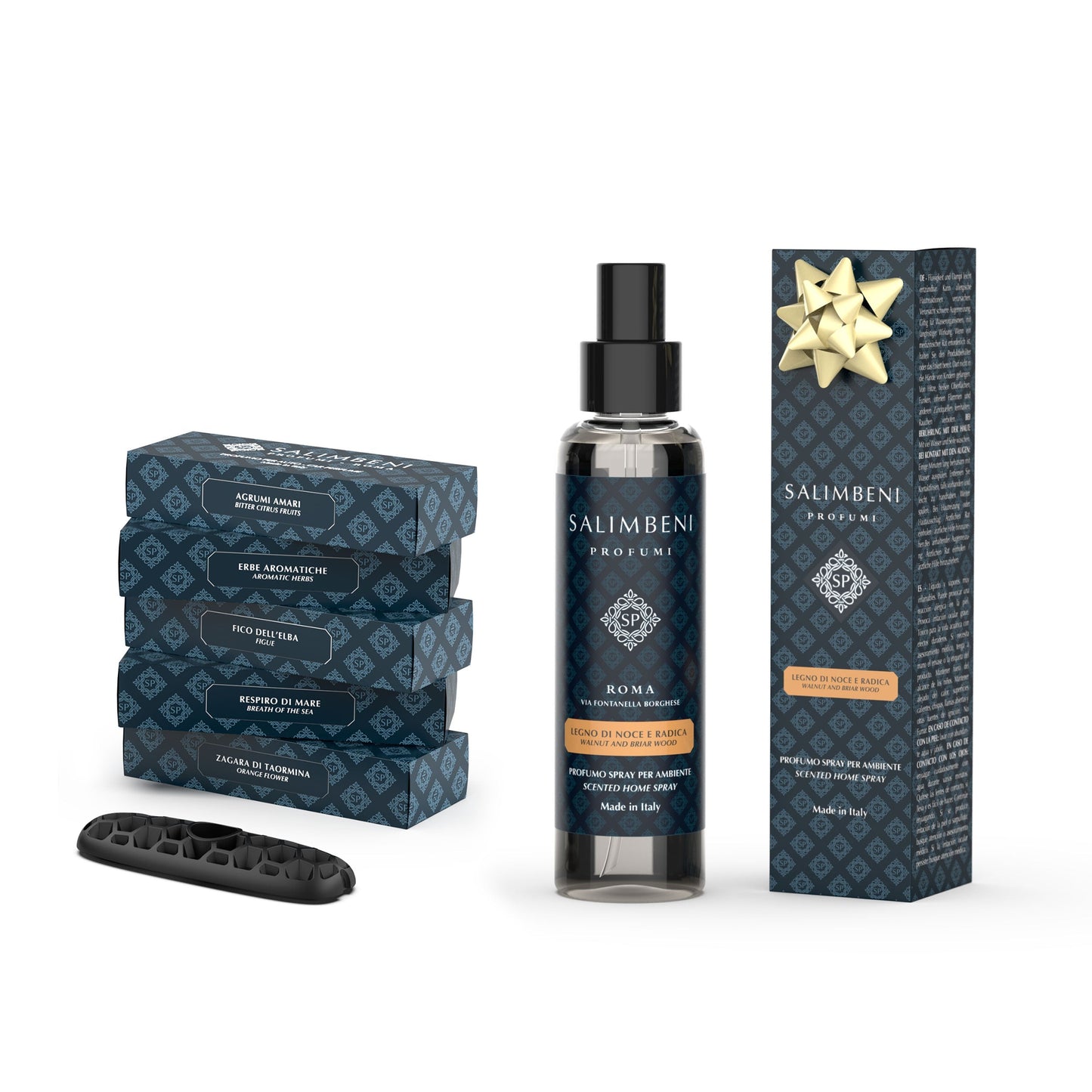 5 Recharges pour Voiture (fragrances assorties) + Vaporisateur d'Intérieur (fragrance de votre choix) en ESSAI GRATUIT