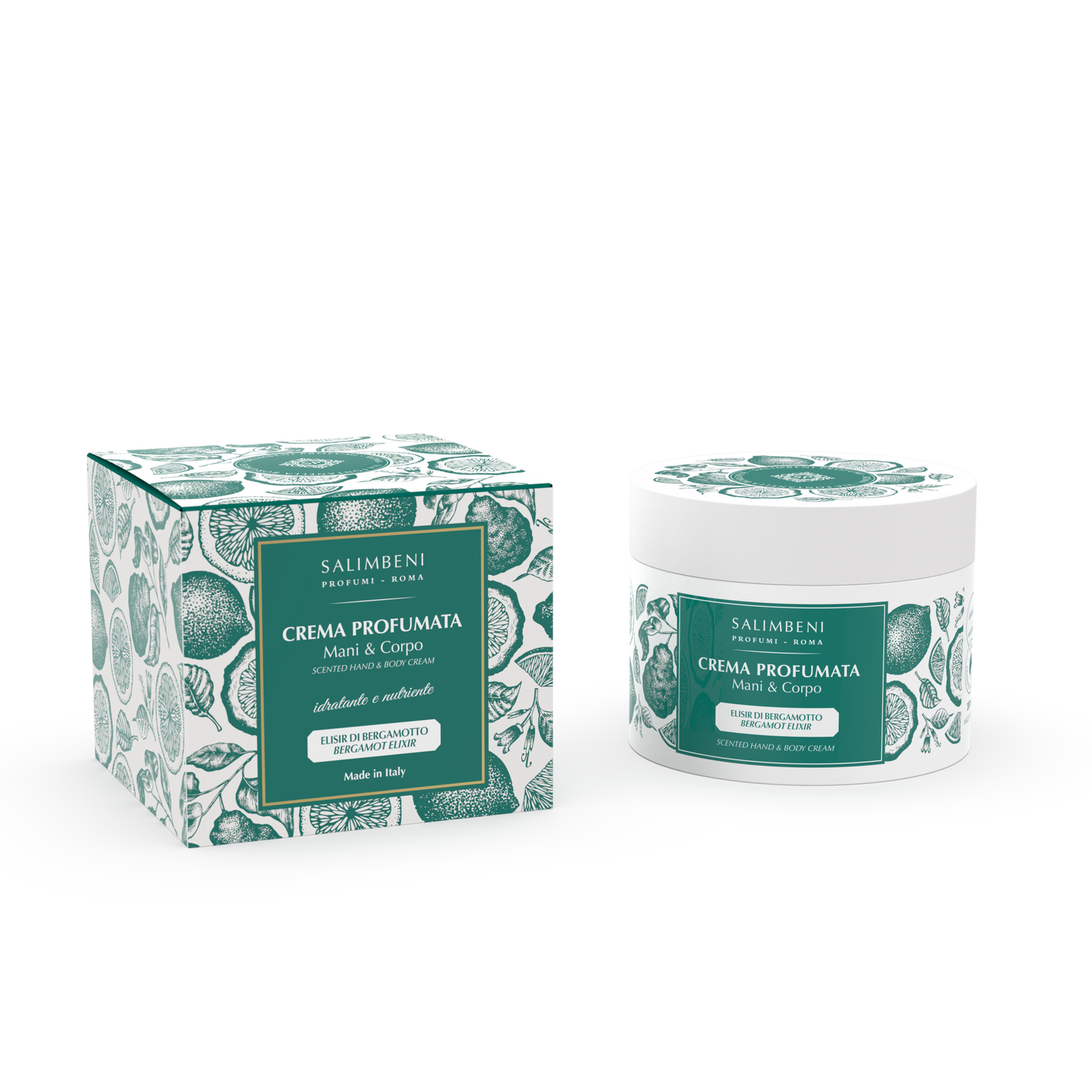 Crème Parfumée pour les Mains et le Corps 200 ml - Élixir de Bergamote