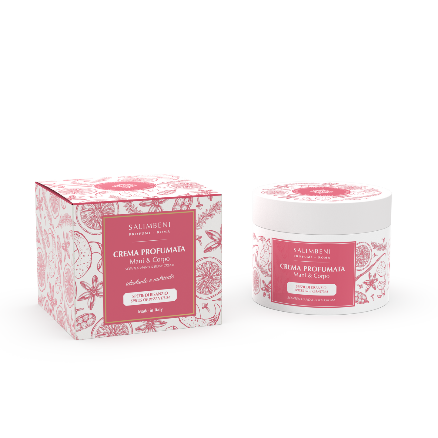 Crème Parfumée pour les Mains et le Corps 200 ml - Épices Byzantines