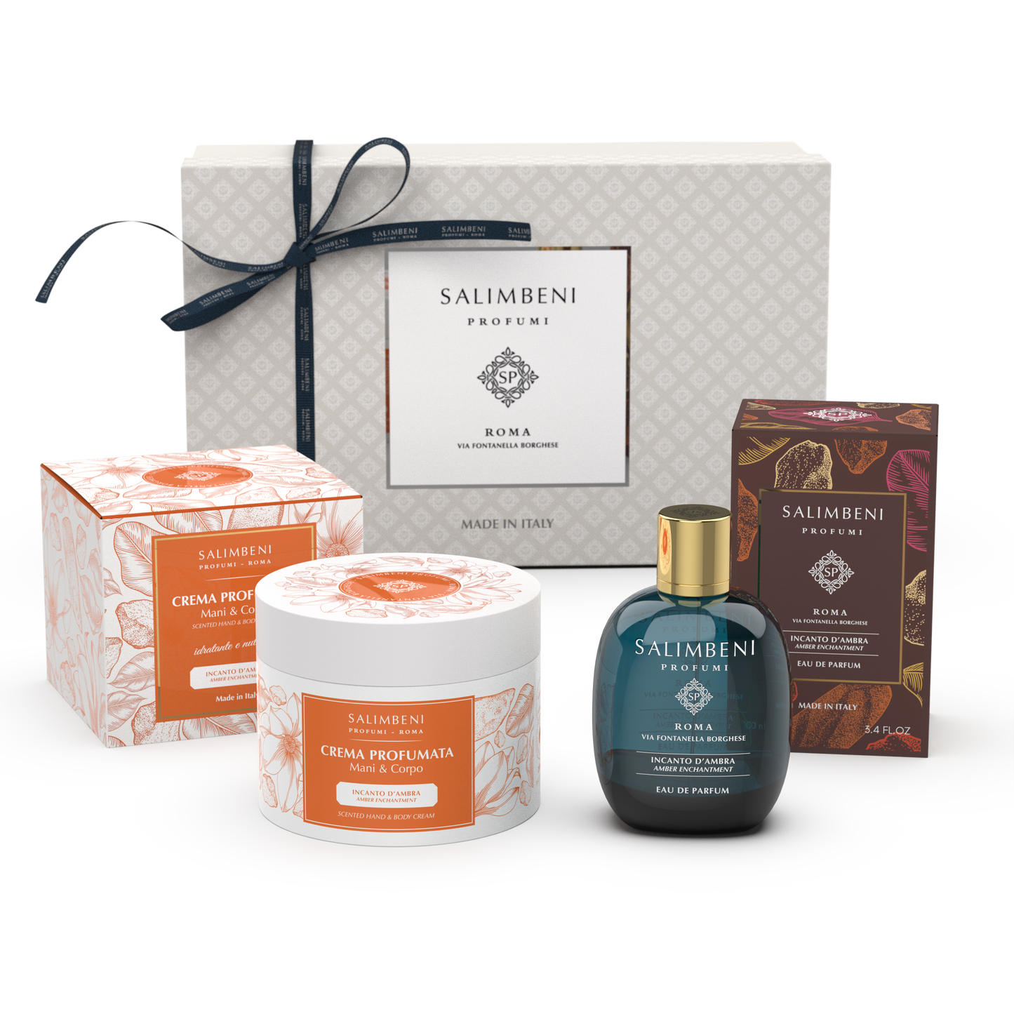 Cadeaupakker NAAR KEUZE (100ml Eau de Parfum + 200ml geparfumeerde Hand- en Lichaamscréme met dezelfde geur)