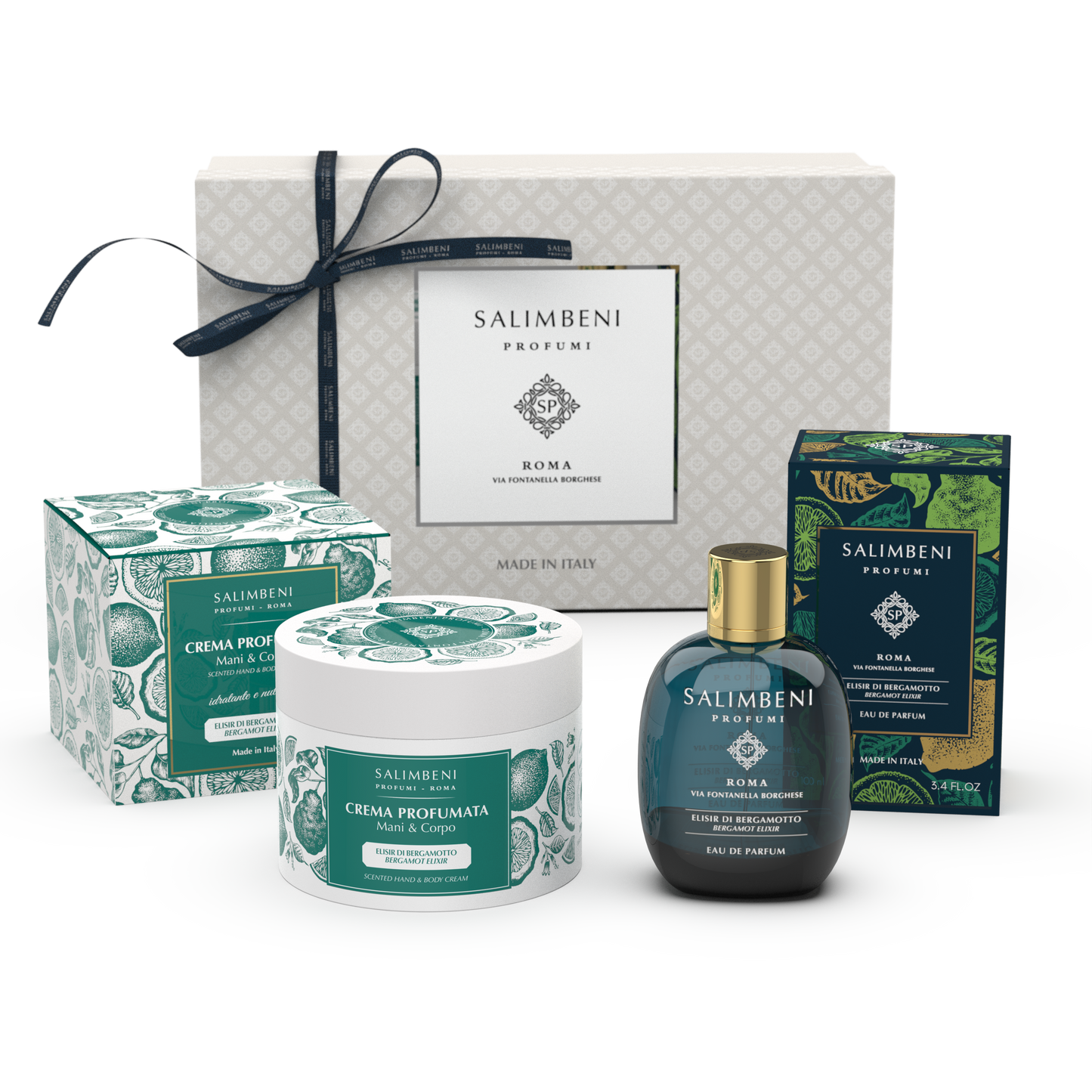 Cadeaupakker NAAR KEUZE (100ml Eau de Parfum + 200ml geparfumeerde Hand- en Lichaamscréme met dezelfde geur)