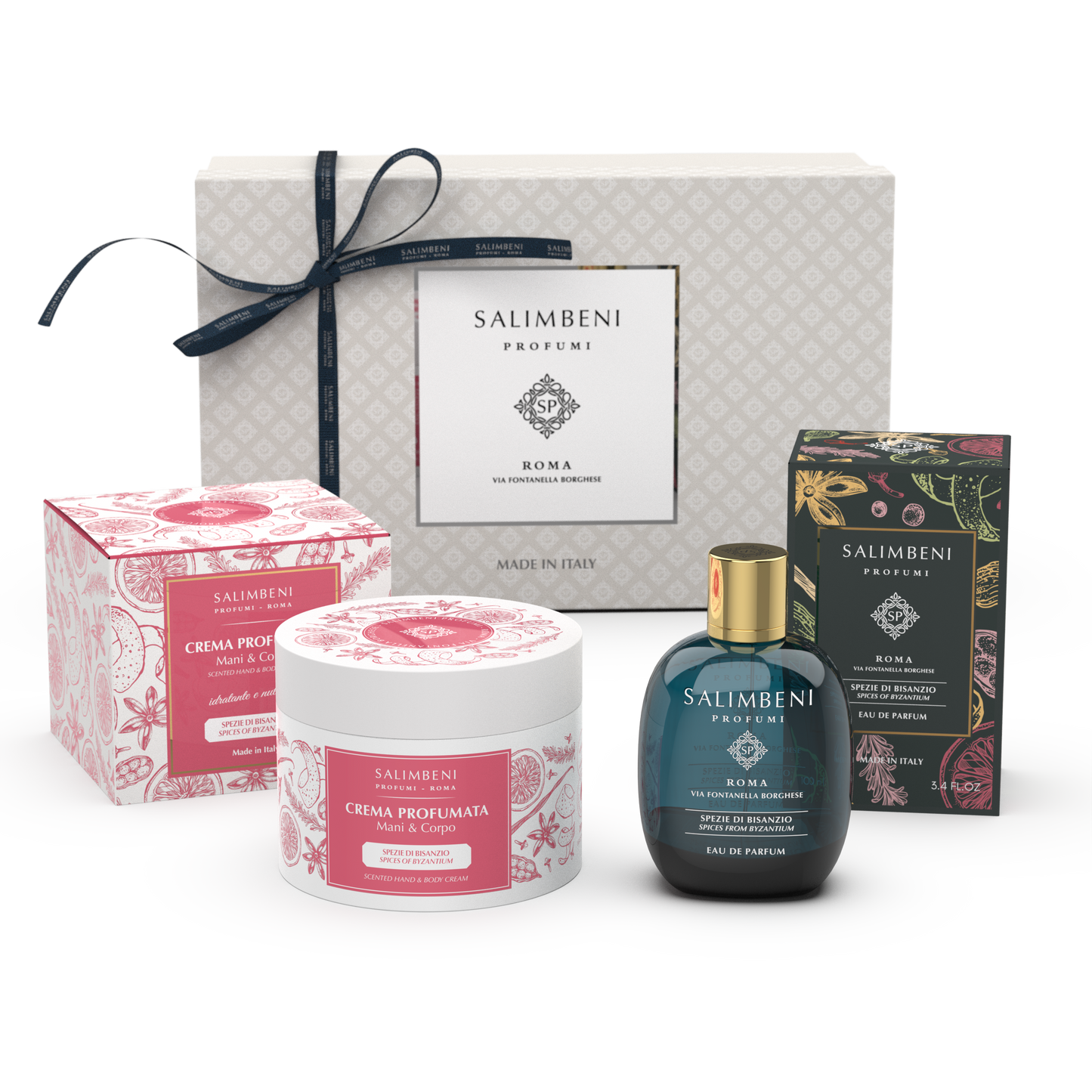 Cadeaupakker NAAR KEUZE (100ml Eau de Parfum + 200ml geparfumeerde Hand- en Lichaamscréme met dezelfde geur)