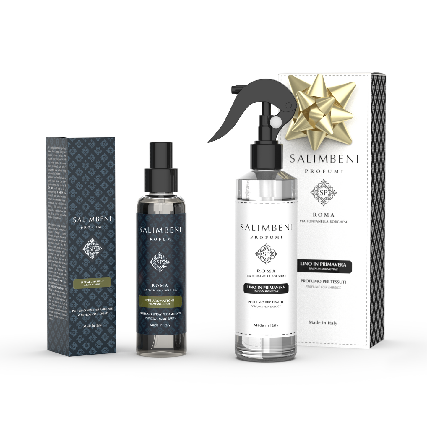 Vaporisateur d'Intérieur 150 ml (FRAGRANCE DE VOTRE CHOIX) + Parfum Textile en Spray Le Lin au Printemps en ESSAI GRATUIT