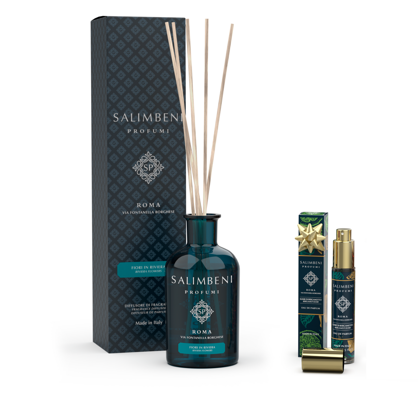 Diffuseur à Bâtonnets 250 ml (Fragrance de votre choix) +  Eau de Parfum au format de voyage de 15 ml (Fragrance de votre choix) en ESSAI GRATUIT