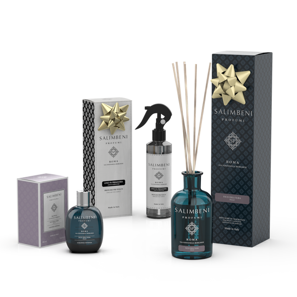Eau de Cologne Intense 100 ml Figuier de l'Elbe Salimbeni + Figuier de l'Elbe 250 ml en ESSAI GRATUIT + Parfum Textile en Spray Le Lin au Printemps en ESSAI GRATUIT