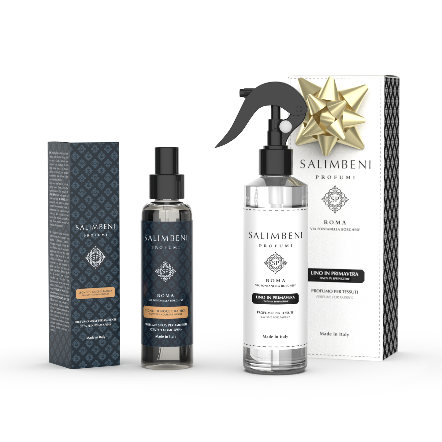 Vaporisateur d'Intérieur 150 ml (FRAGRANCE DE VOTRE CHOIX) + Parfum Textile en Spray Le Lin au Printemps en ESSAI GRATUIT