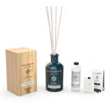 Diffuseur de 1000 ml DE VOTRE CHOIX + Recharge de 250ml du même parfum que le Diffuseur + Cartes Parfumées pour les Armoires (lot de 3)