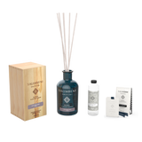 Diffuseur de 1000 ml DE VOTRE CHOIX + Recharge de 250ml du même parfum que le Diffuseur + Cartes Parfumées pour les Armoires (lot de 3)
