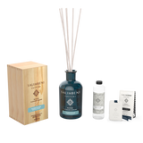 Diffuseur de 1000 ml DE VOTRE CHOIX + Recharge de 250ml du même parfum que le Diffuseur + Cartes Parfumées pour les Armoires (lot de 3)