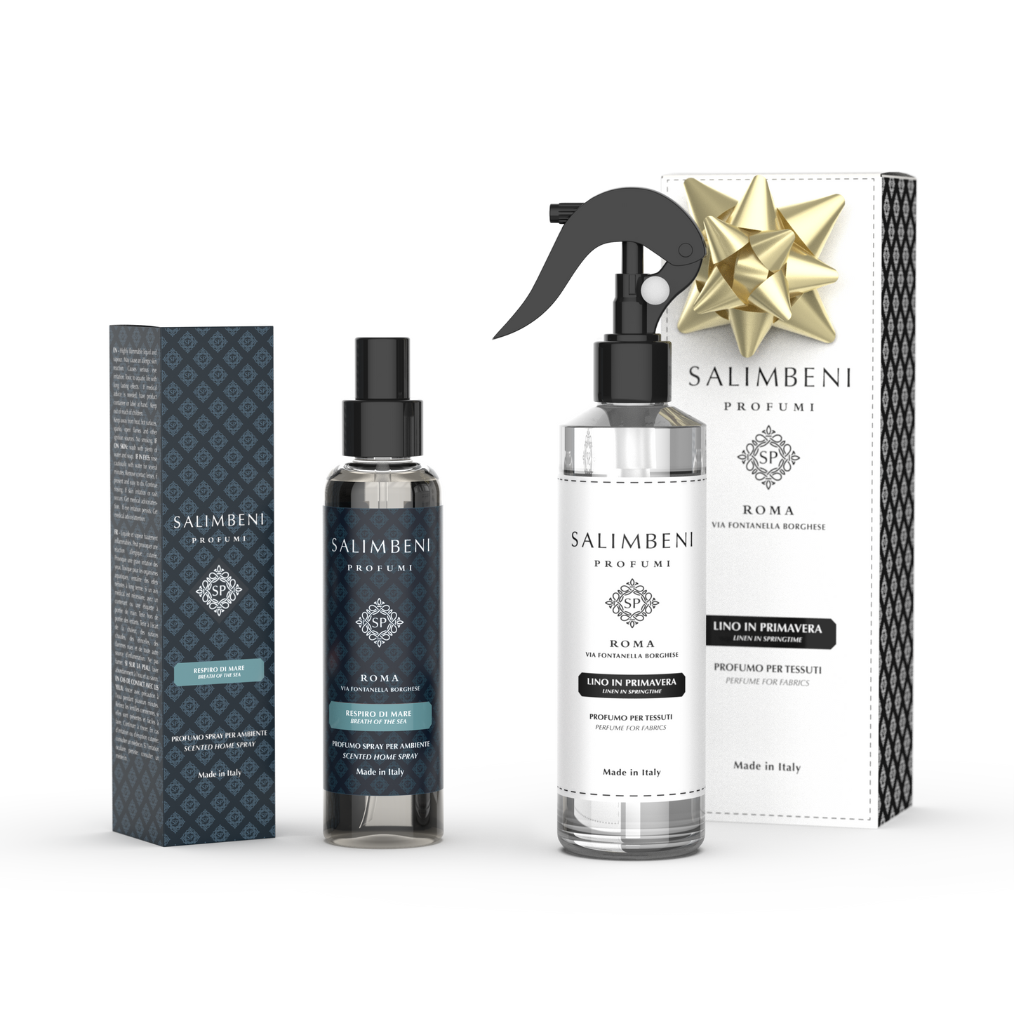 Vaporisateur d'Intérieur 150 ml (FRAGRANCE DE VOTRE CHOIX) + Parfum Textile en Spray Le Lin au Printemps en ESSAI GRATUIT