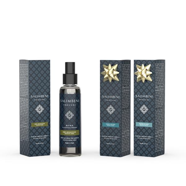 3 Huisparfum Spray 150ml (Aromatische Kruiden + Adem Van de Zee om GRATIS TE PROBEREN + Bloemenrivièra om GRATIS TE PROBEREN)