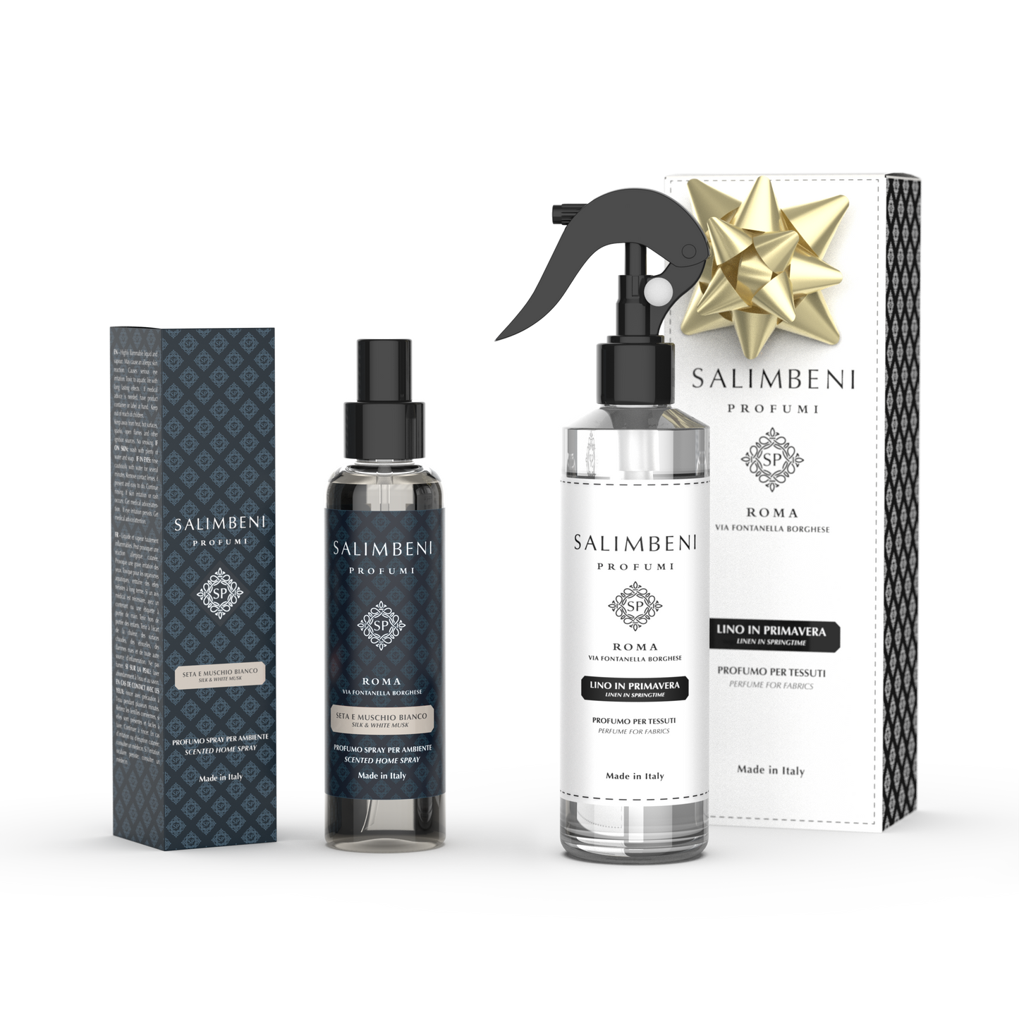 Vaporisateur d'Intérieur 150 ml (FRAGRANCE DE VOTRE CHOIX) + Parfum Textile en Spray Le Lin au Printemps en ESSAI GRATUIT