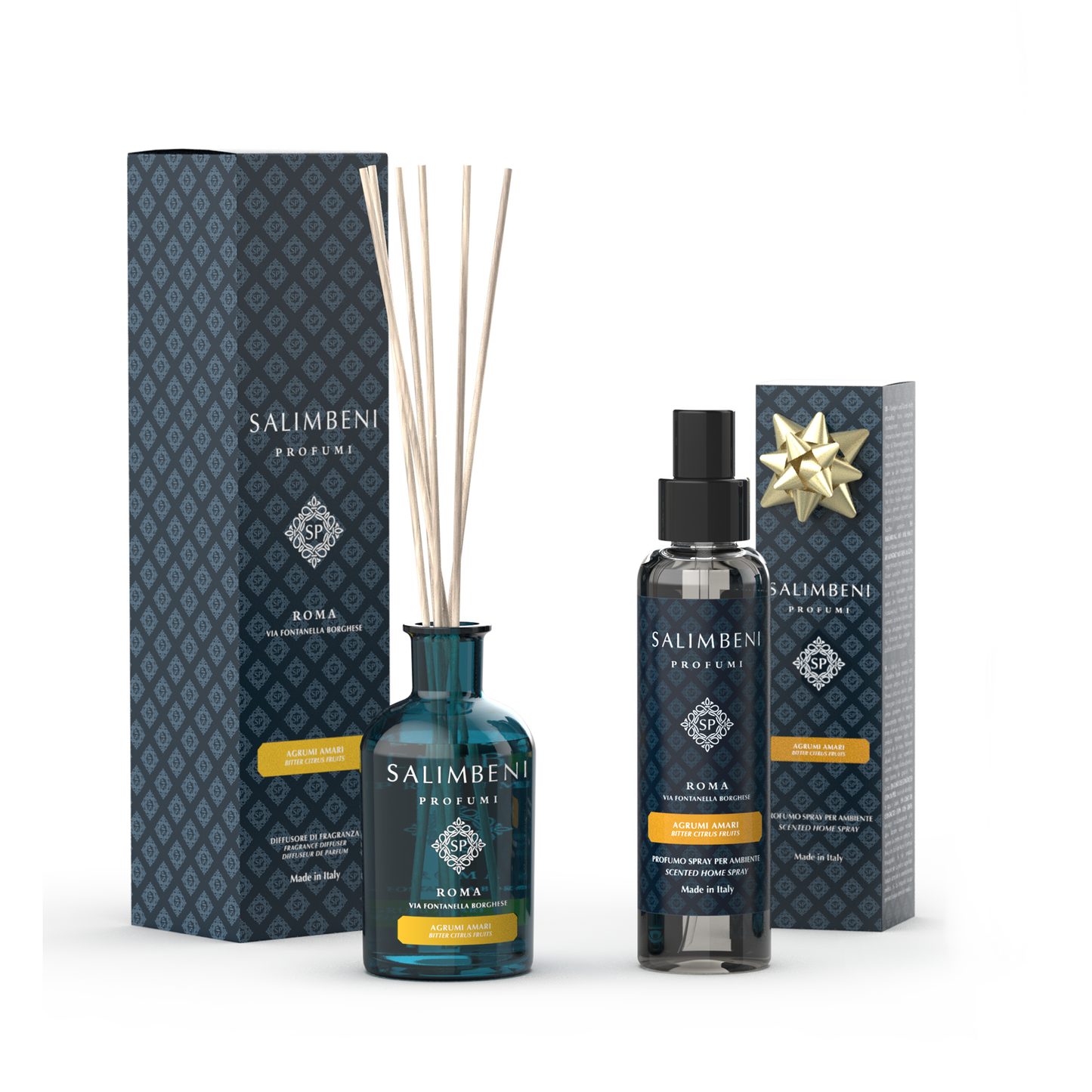 Diffuseur à Bâtonnets 100ml + Vaporisateur d'Intérieur 150ml (FRAGRANCE DE VOTRE CHOIX) en ESSAI GRATUIT